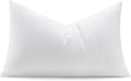 puredown® Feather Down Throw Pillow Inserts 22 x 22 (Pack of 2, White), Big Throw Pillows for Floor, Couch, Bed, Machine Washable